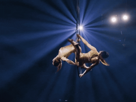 Stunning Circus Stunts Ringling Bros Aerial Performances GIF
