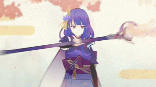 Stunning Genshin Impact Shogun Battle GIF