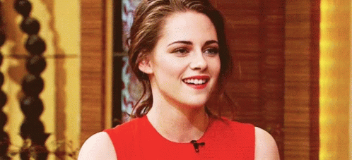 Stunning Kristen Stewart Smiling GIF
