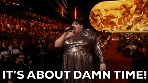 Stunning Lizzo Its About Damn Time GIF