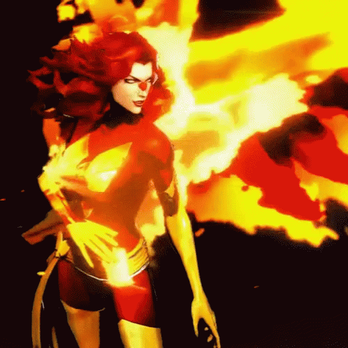 Stunning Phoenix Force Animation GIF