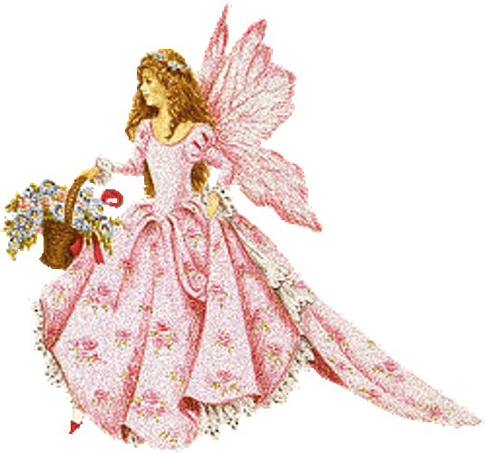 Stunning Pink Ball Gown Dress Fairy GIF