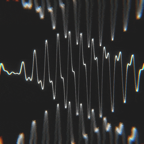Stunning Sound Wave Visual Art GIF