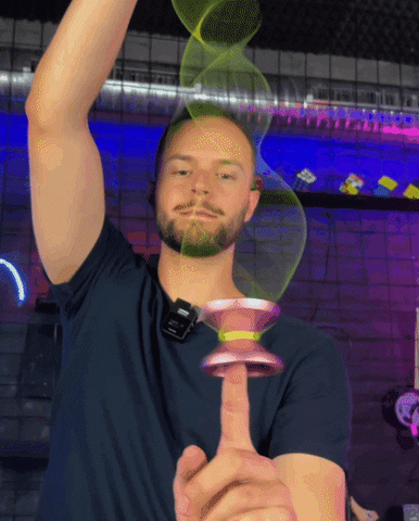 Stunning Yoyo Finger Spinning Exhibition GIF