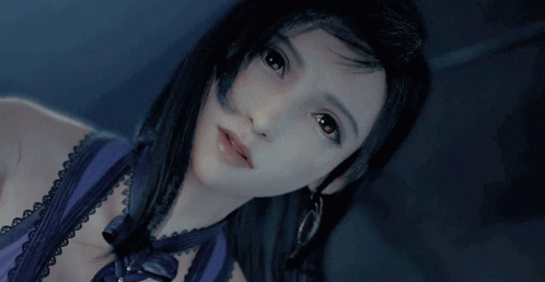 Stunningly Beautiful Tifa Captured GIF