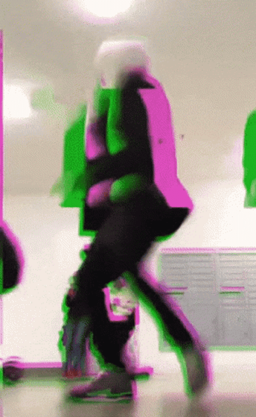 Sturdy Dance With Jumping Moves GIF
