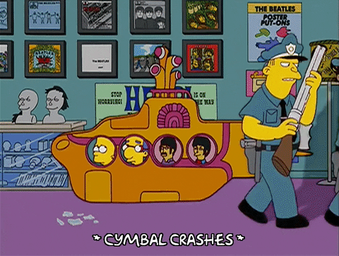 Submarine Bart Simpson And Milhouse Van Houten GIF