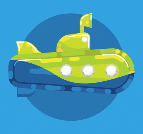 Submarine Moving Up And Down GIF