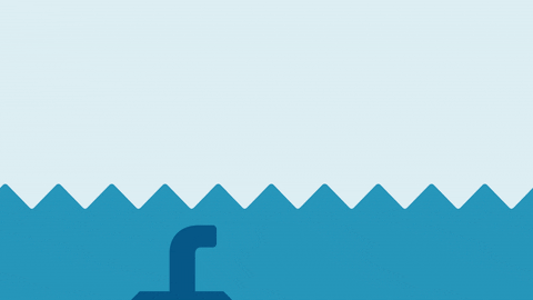 Submarine Slightly Emerging From Sea GIF