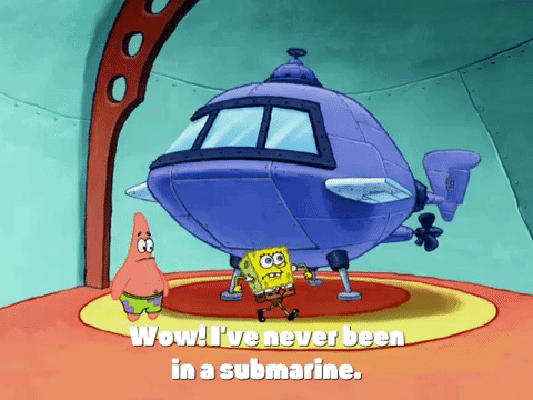 Submarine Spongebob Squarepants And Patrick Star GIF