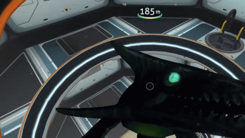 Subnautica Boneshark Spinning GIF