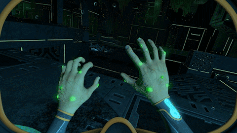 Subnautica Hands Infected GIF