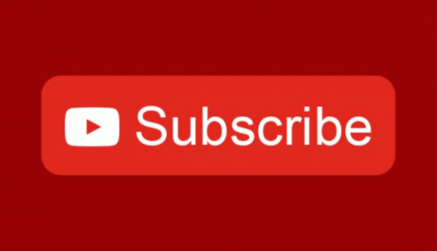Subscribe Button Flashing Red Mobile Art GIF