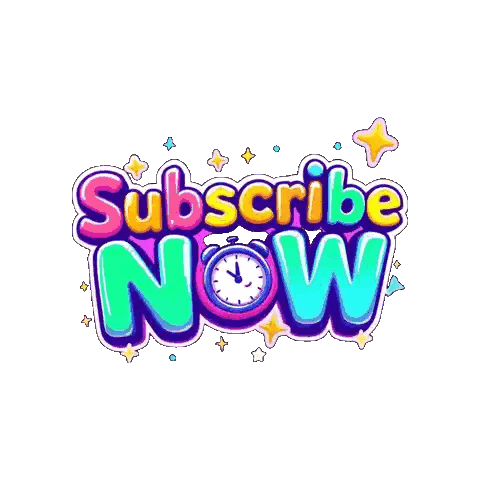 Subscribe Now Sign With Clock