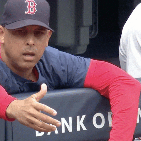 Subway Series Alex Cora Explaining GIF