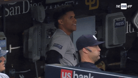 Subway Series New York Yankees Dug Out GIF