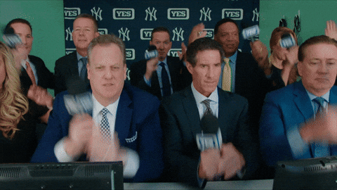 Subway Series People Cheering Ymca GIF