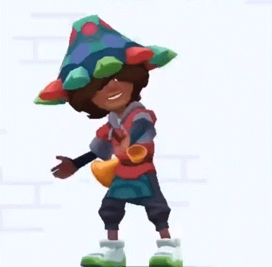 Subway Surfers Character Hamza GIF