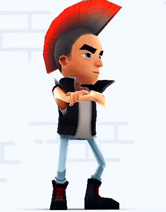 Subway Surfers Character Spike GIF