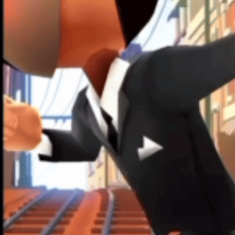 Subway Surfers Frank Running GIF