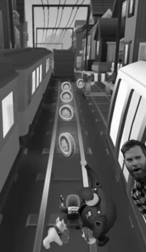 Subway Surfers Guard Caught Jake GIF