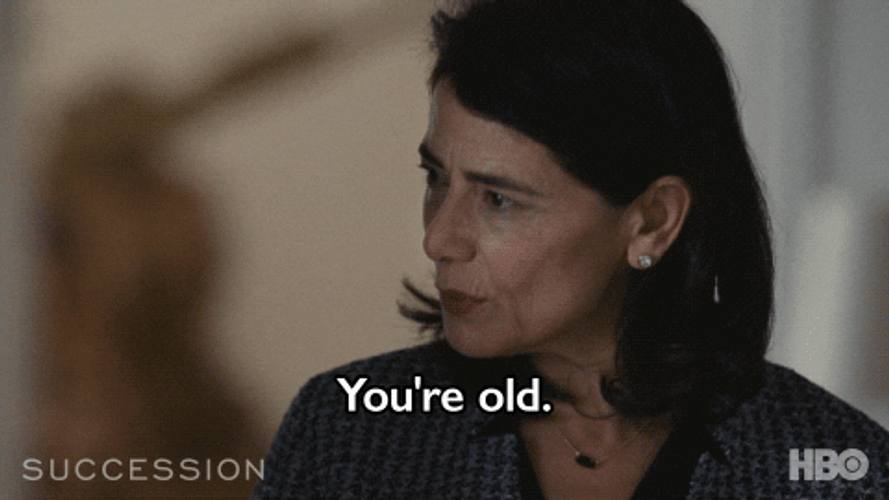Succession You Getting Old GIF