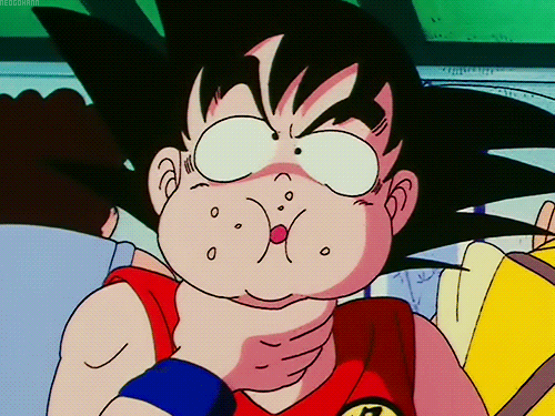 Sucked Baby Goku GIF