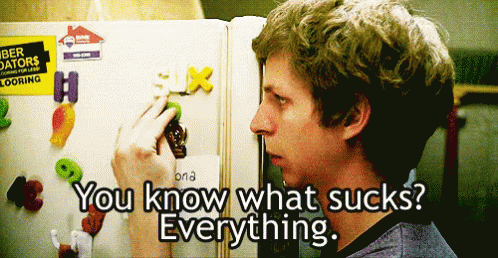 Sucks Everything Michael Cera Fml GIF