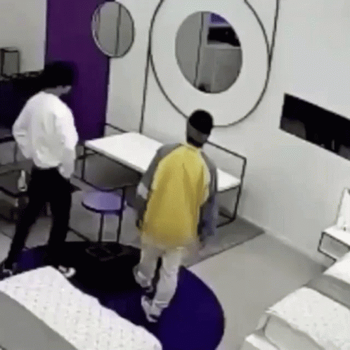 Sudden Funny Hug In A Room GIF