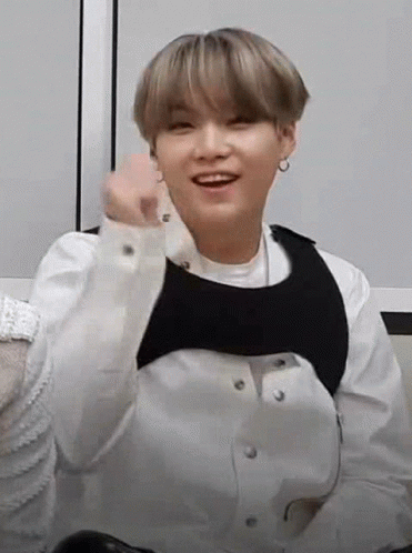 Suga Approved While Smiling GIF