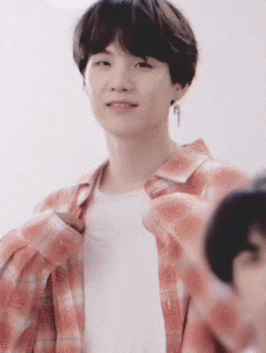 Suga Do Heart Shape Hands While Pointing You GIF