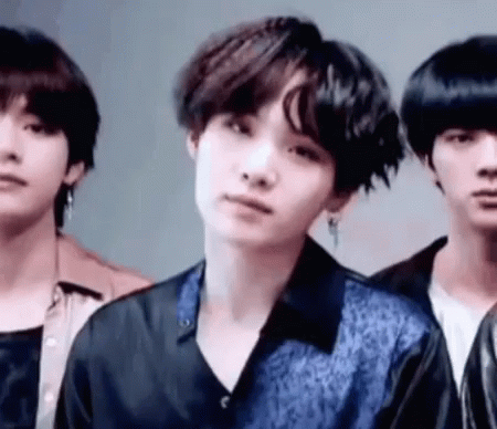 Suga Cute Tounge Out While Standing GIF