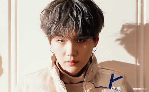 Suga Closer Look In Modeling GIF