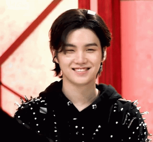 Suga Super Cute While Laughing GIF