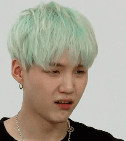 Suga Disgusted Expression GIF