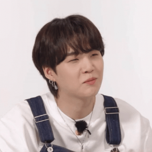 Suga Smooch While Raising Eyebrows GIF