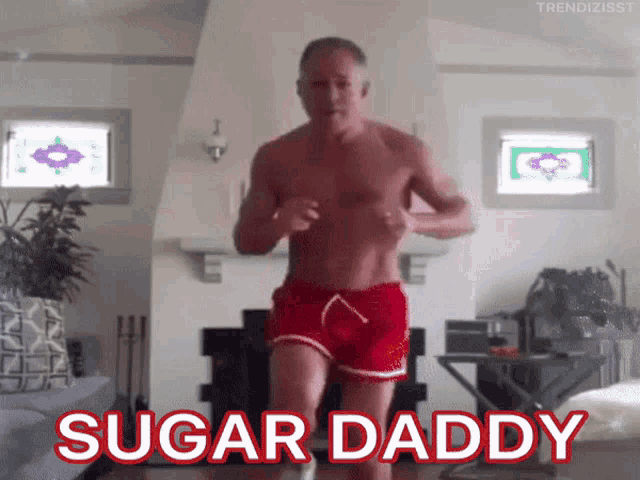 Sugar Daddy Topless Dancing GIF