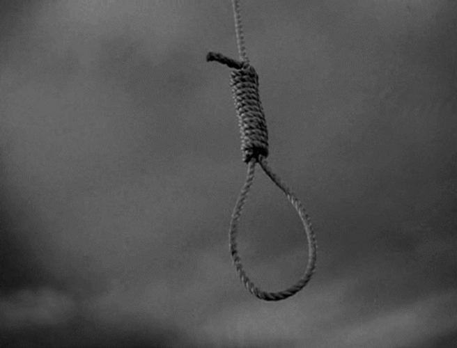 Suicide Hanging Rope Noose GIF