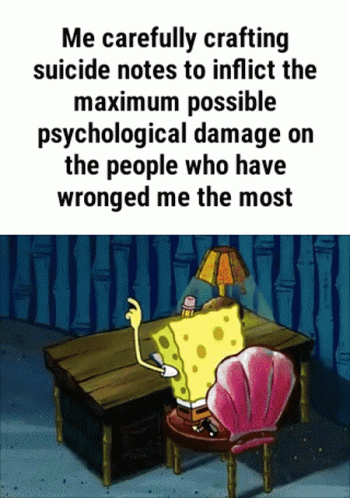 Suicide Note Mean GIF