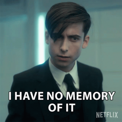Suit Man: I Have No Memory Of It GIF