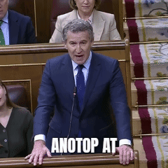 Suit Tie Man With Anotop At At Microphone GIF