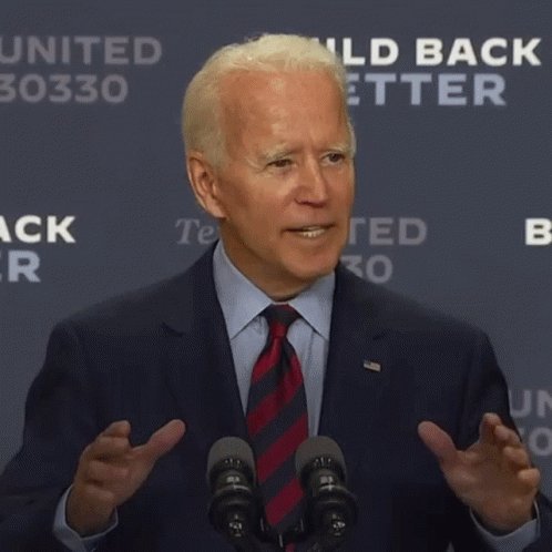 Suit-Wearing Man At Microphone Says He's A Fraud GIF