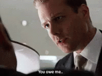 Suits Gabriel Macht You Owe Me GIF