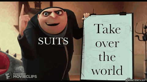 Suits Gru Take Over The Moon GIF