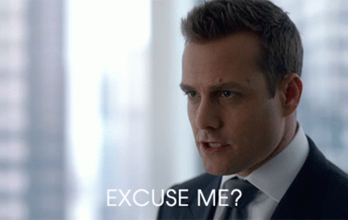 Suits Harvey Specter Excuse Me GIF