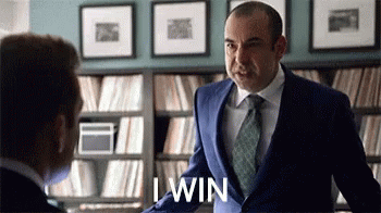 Suits I Win Rick Hoffman GIF