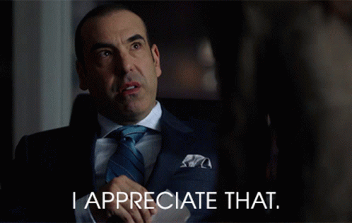 Suits Louis I Appreciate That GIF