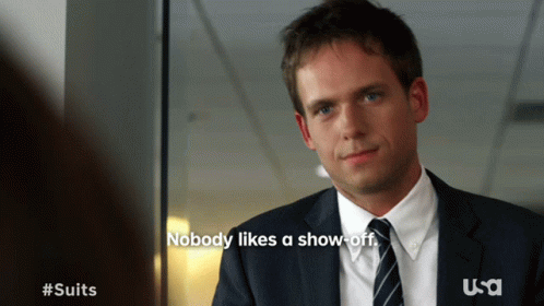 Suits Michael Ross Nobody Likes A Show Off GIF