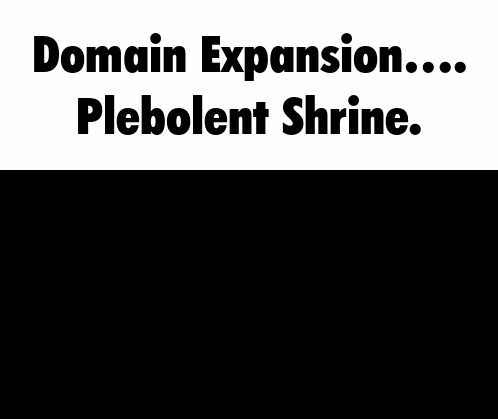 Sukuna Domain Expansion Plebolent Shrine GIF