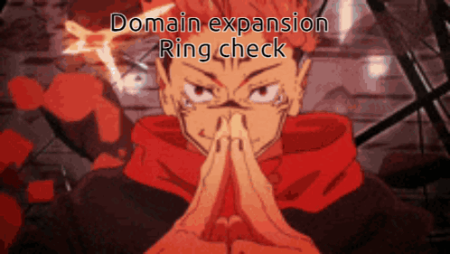 Sukuna Domain Expansion Ring Check GIF